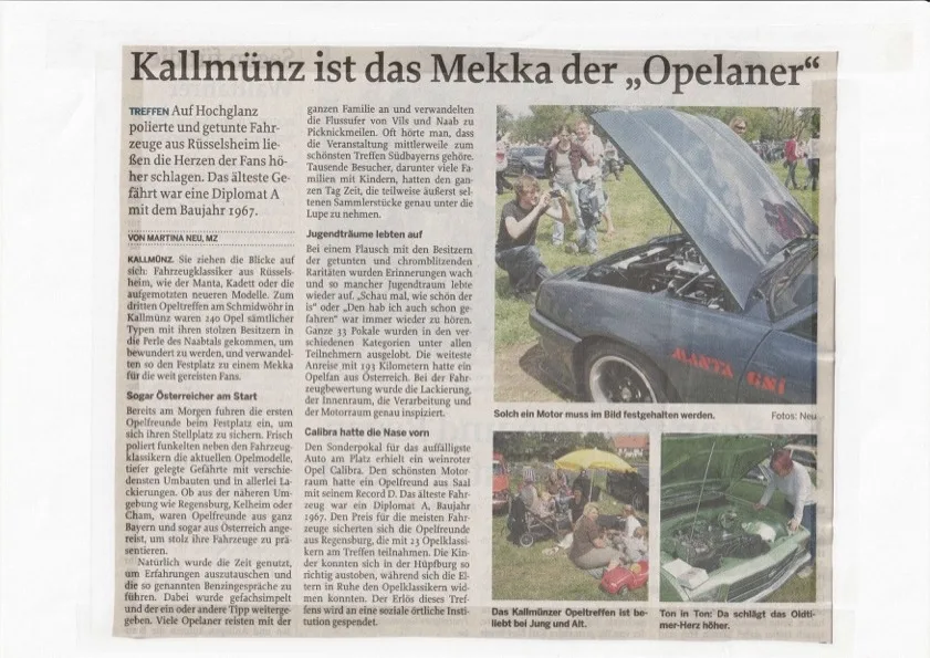 Zeitungsartikel 9 – Presseausschnitt