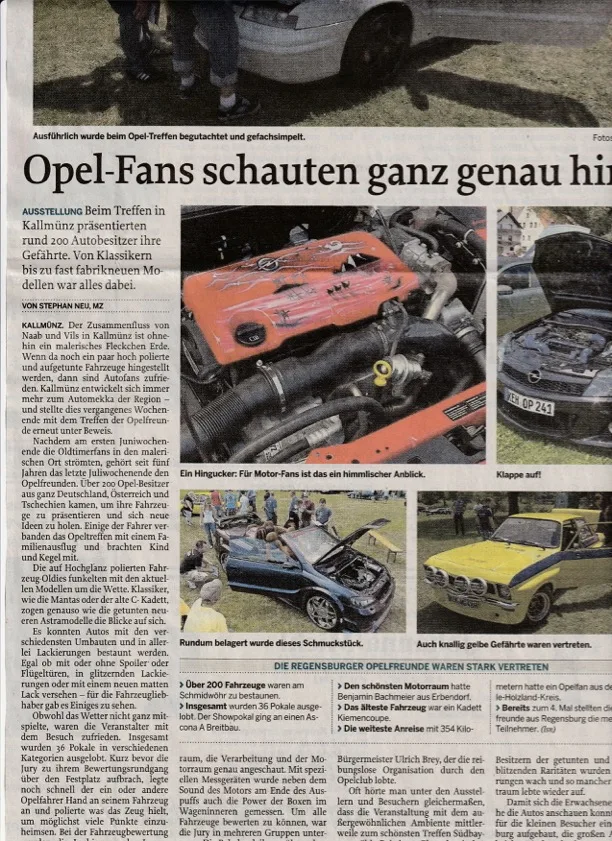 Zeitungsartikel 1 – Presseausschnitt