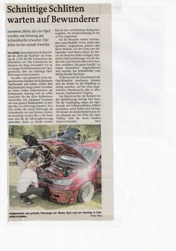 Zeitungsartikel 4 – Presseausschnitt